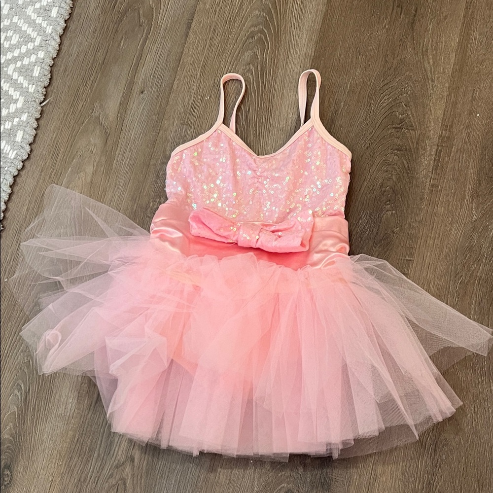 Pink Sequin Tutu Dress